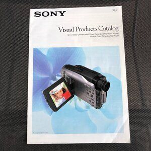 1996 Sony Visual Products catalog